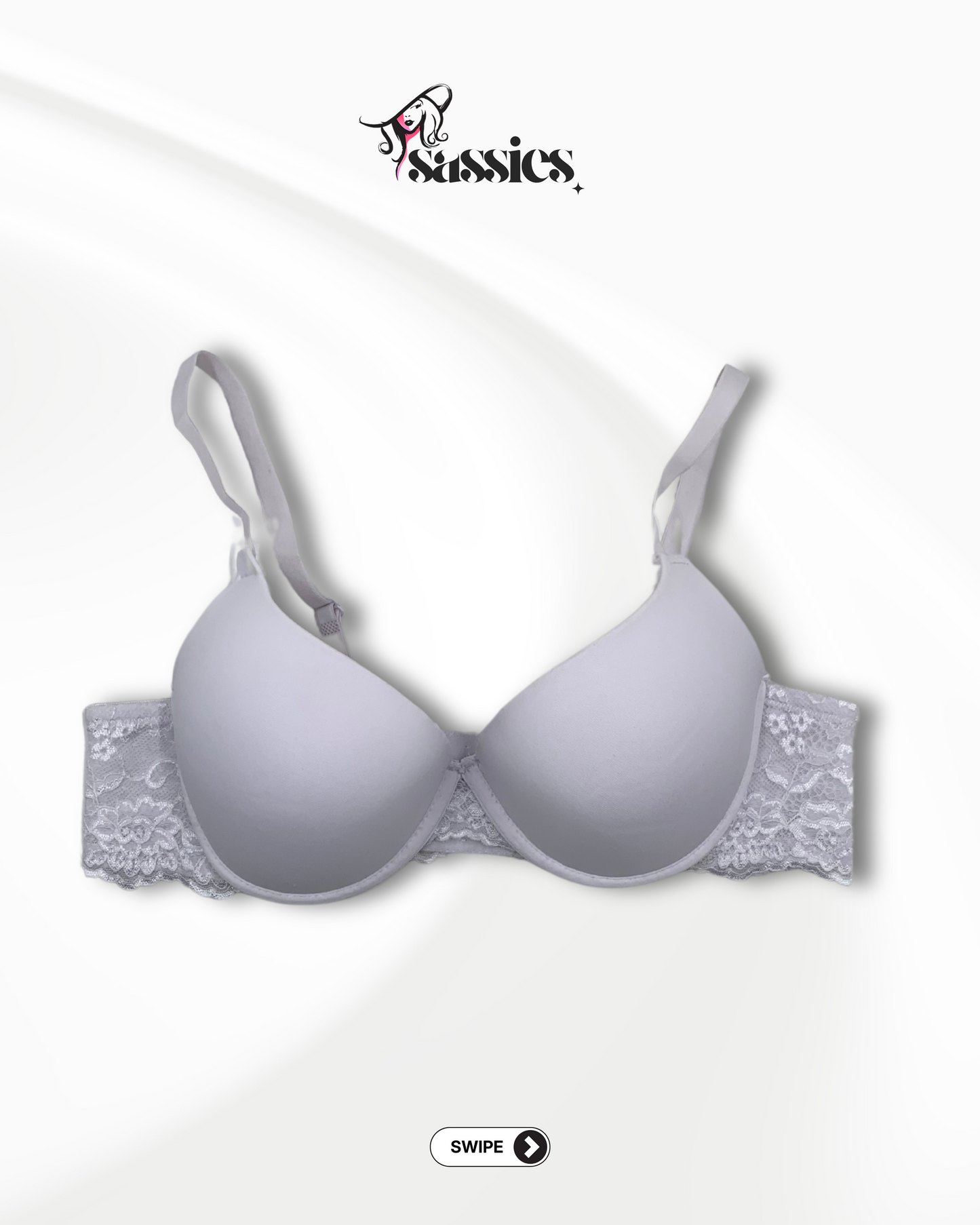 Quarter Shape Laced Bra