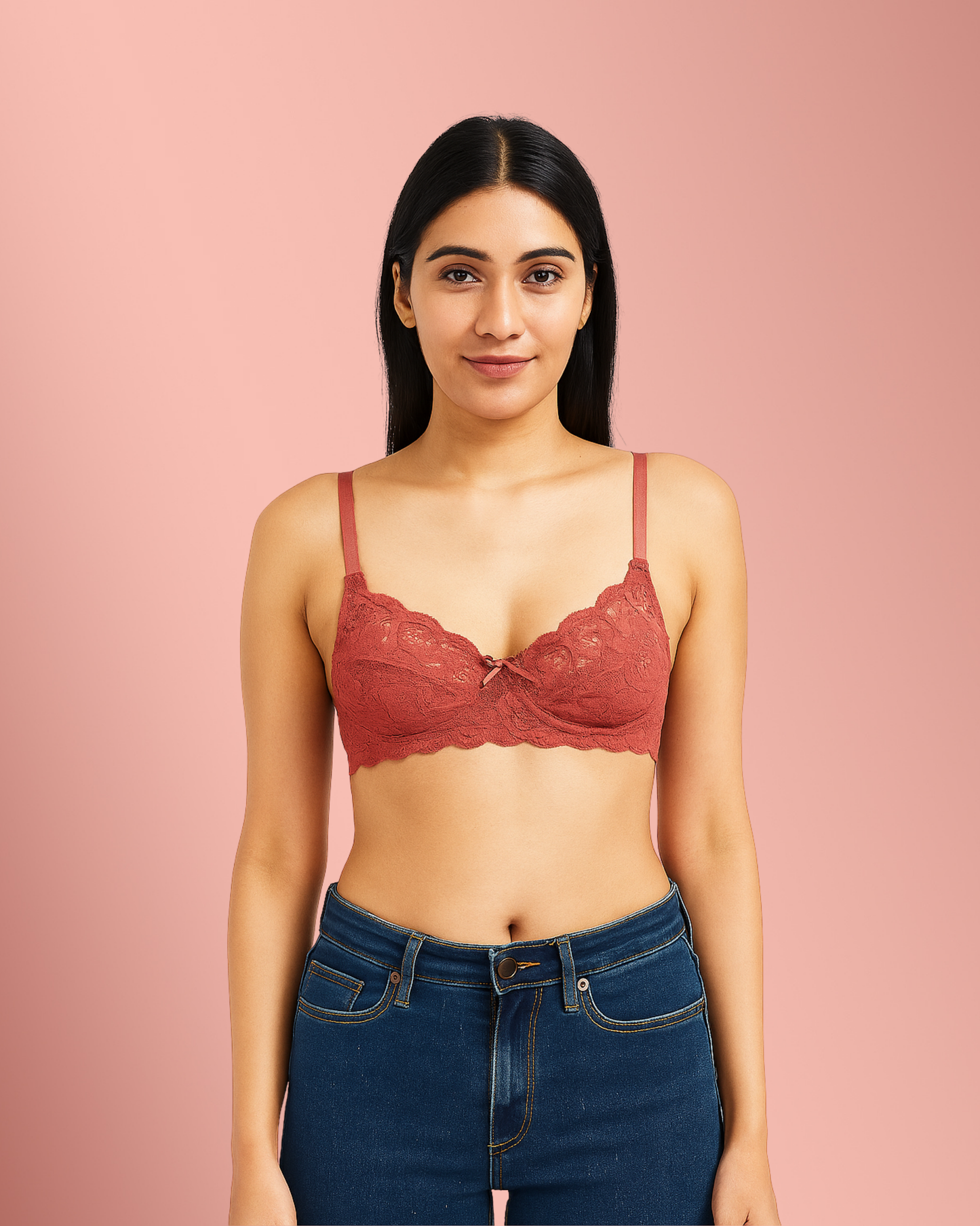 Thick Net Bra