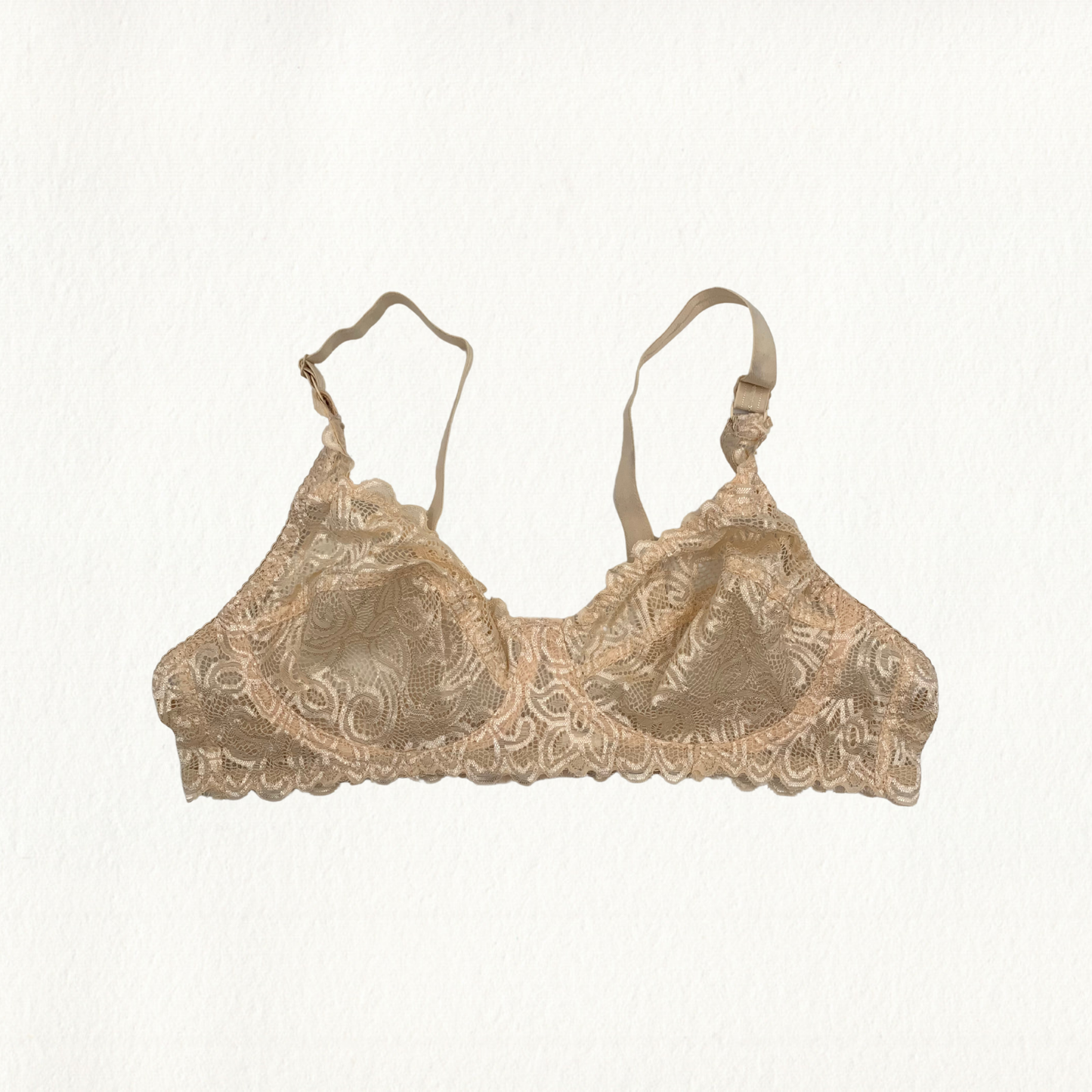 Full Net Half-Cup Bra