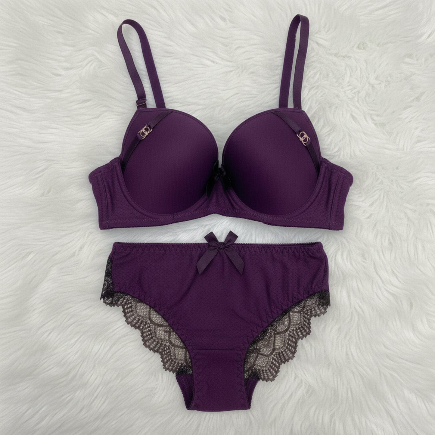 Double Padded Lace Bra & Panty Set
