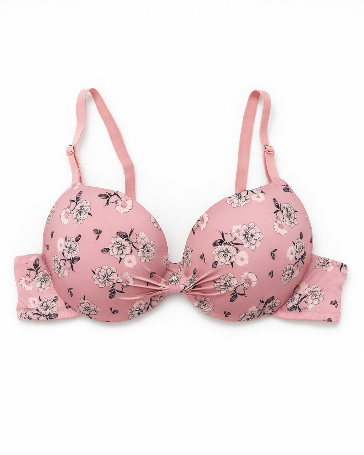 Blossom Charm Printed Floral Ring Bra