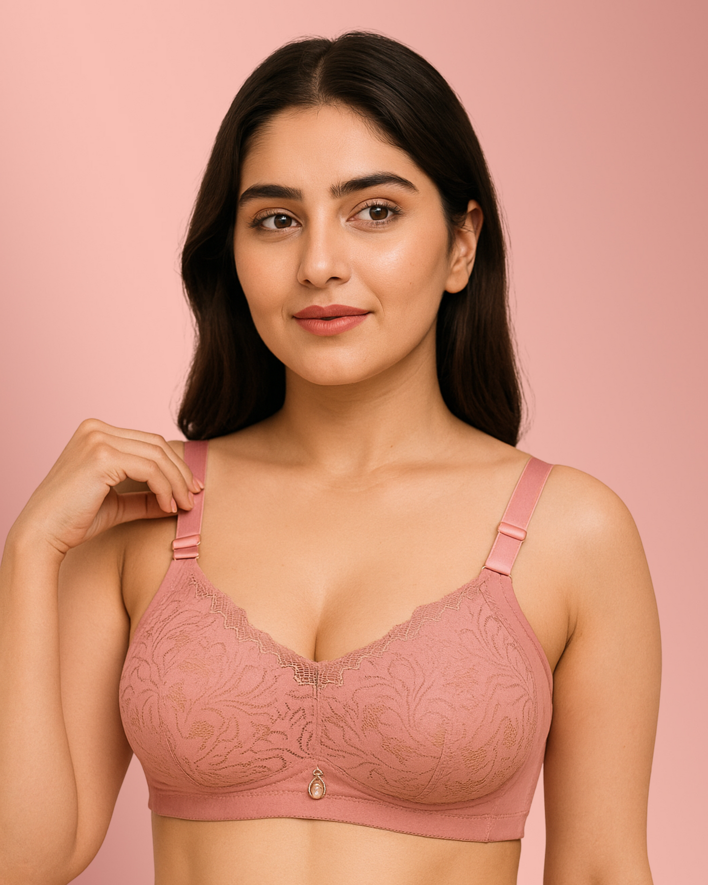 Soft Foam Net Bra