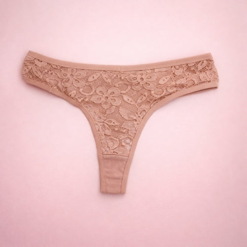 Floral Whisper Laced Thong Panty