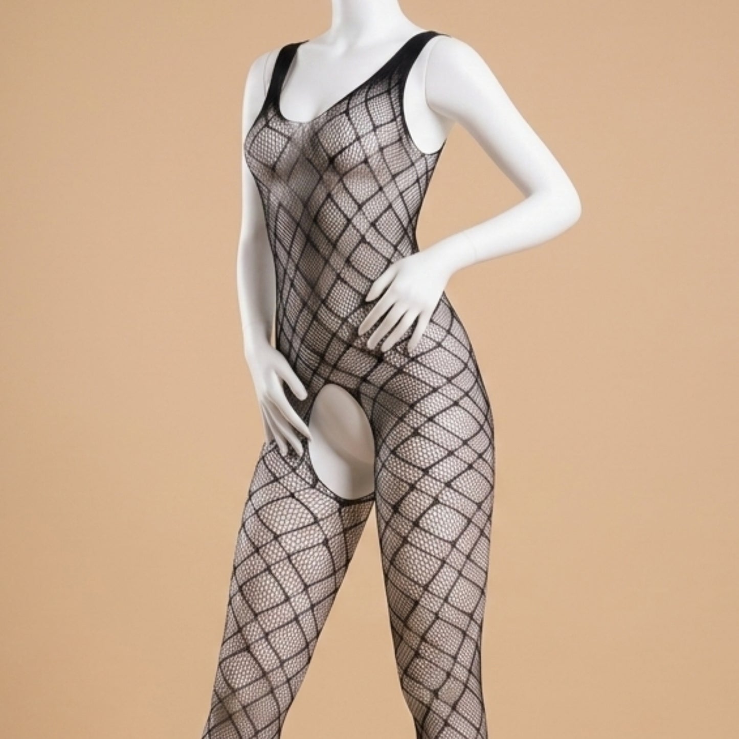 Diamond Lattice Full-Body Stocking