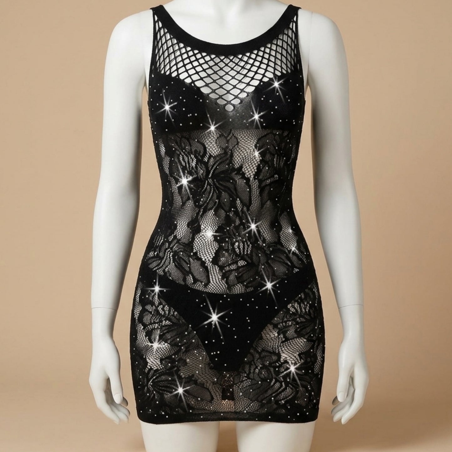 Floral Radiance Mini-Chemise