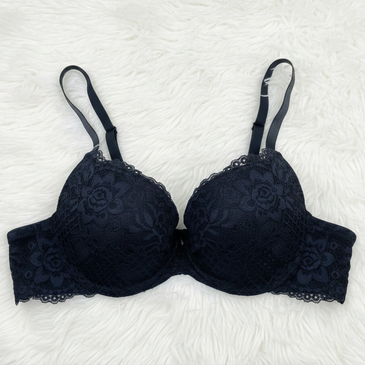 Perfect Lift Half-Cup Double Padded Lace Bra