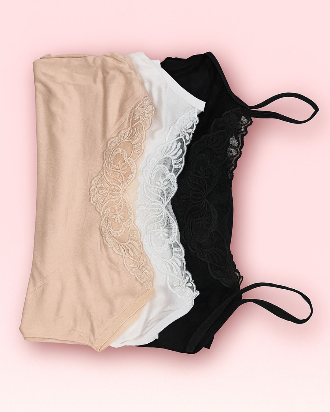 Embroidered Lace Stretchable Camisole