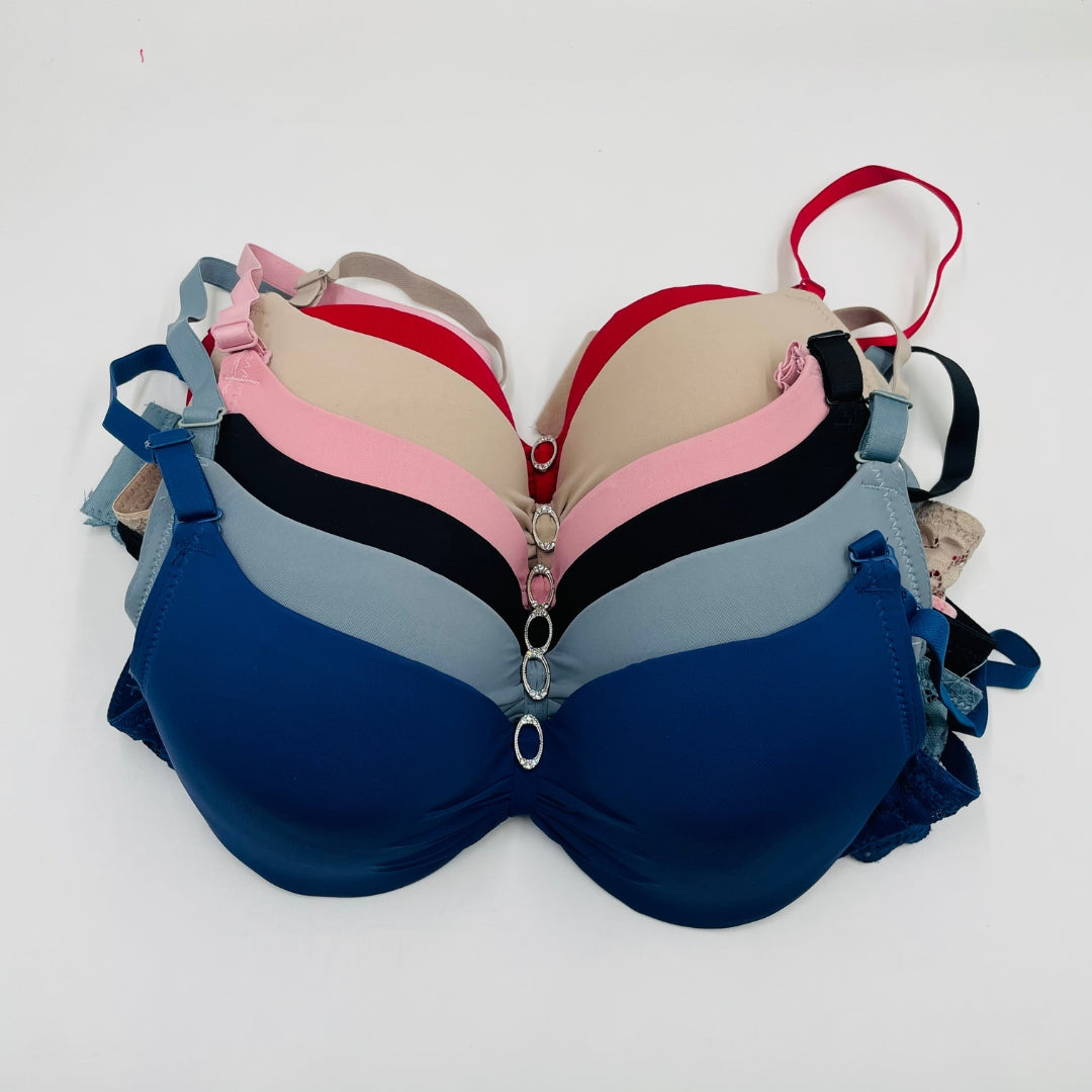 Front Buckle Padded Bra