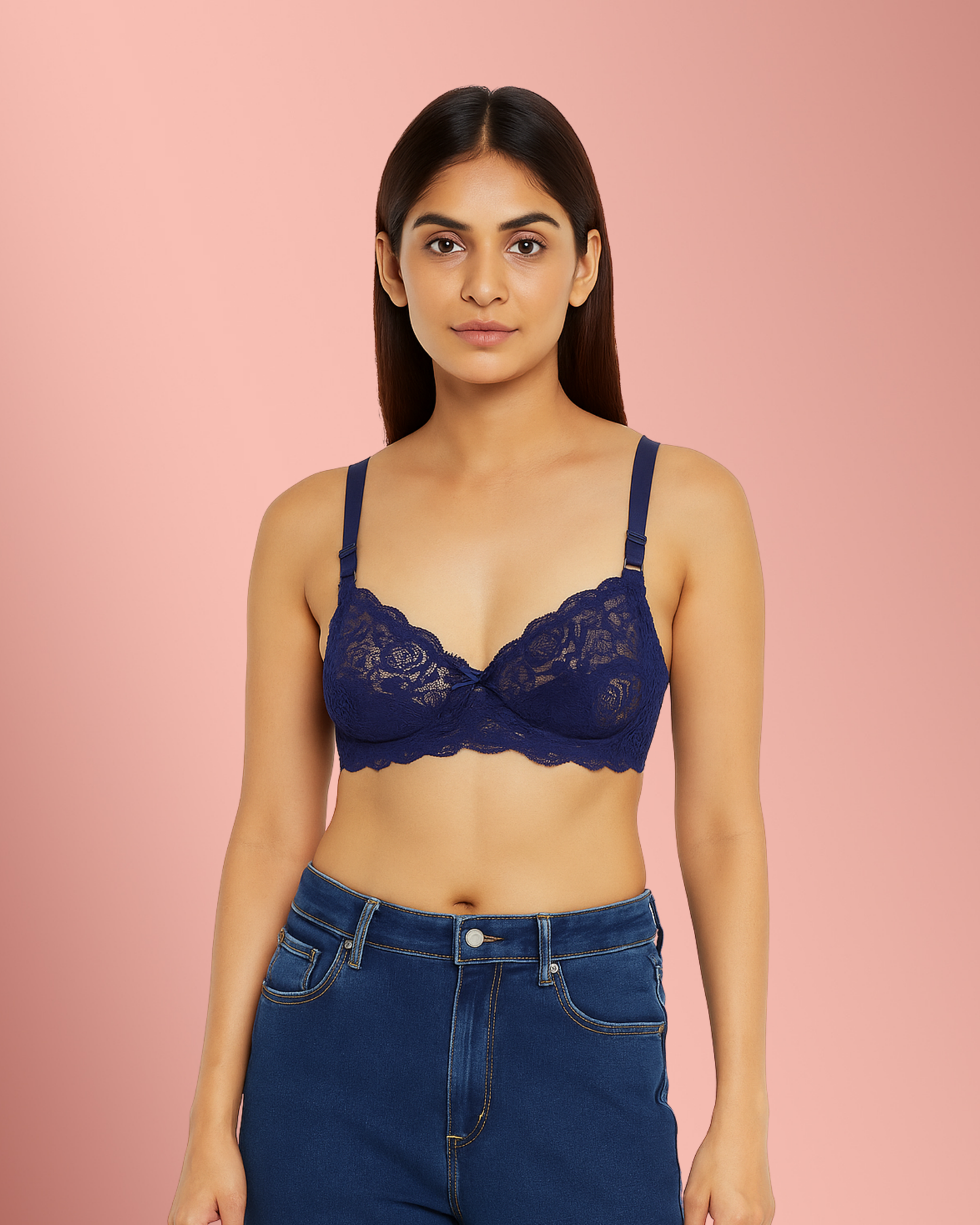 Thick Net Bra