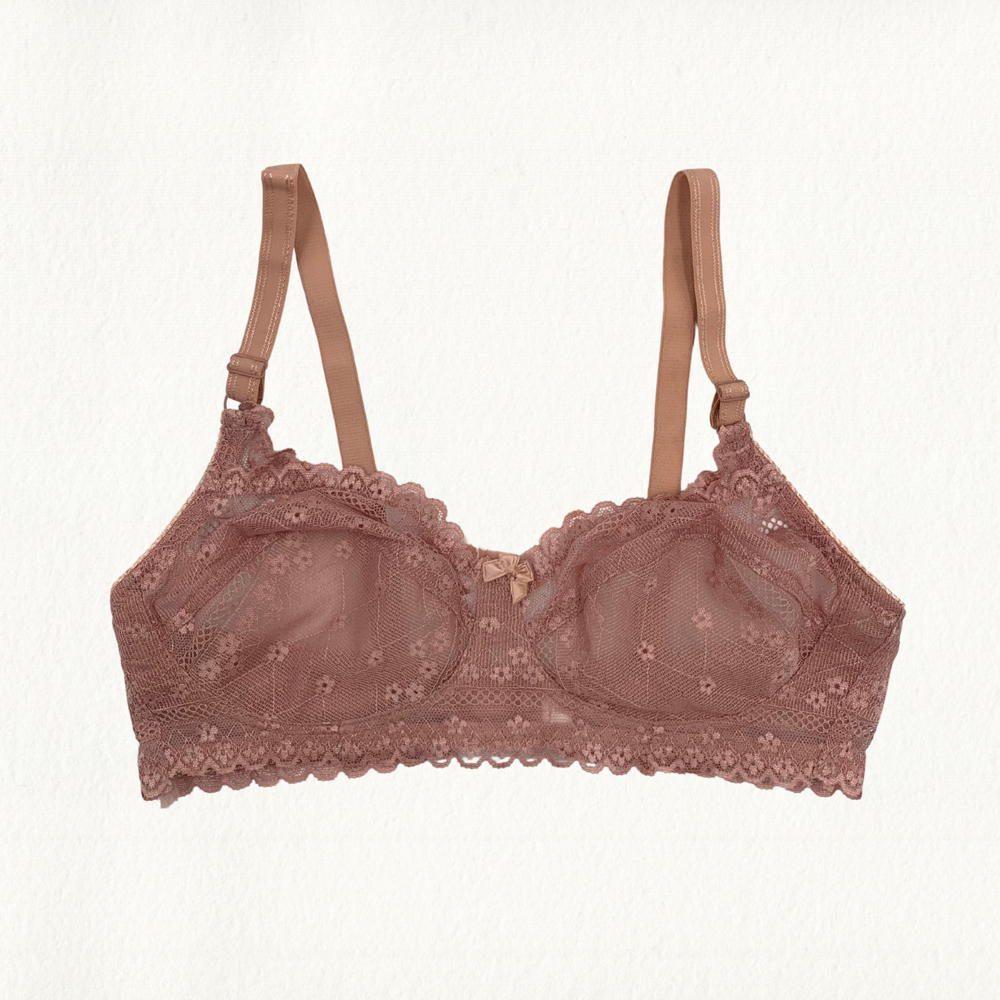 Full Net Half-Cup Bra