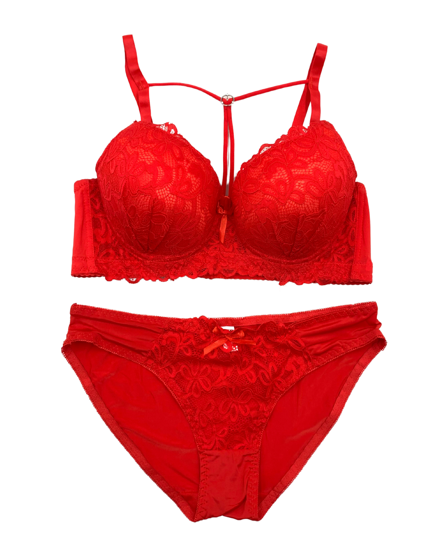 Embroidered Bra & Pantie Set