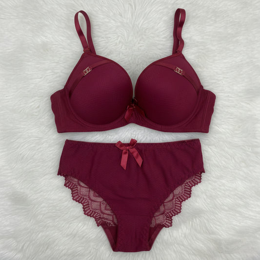 Double Padded Lace Bra & Panty Set
