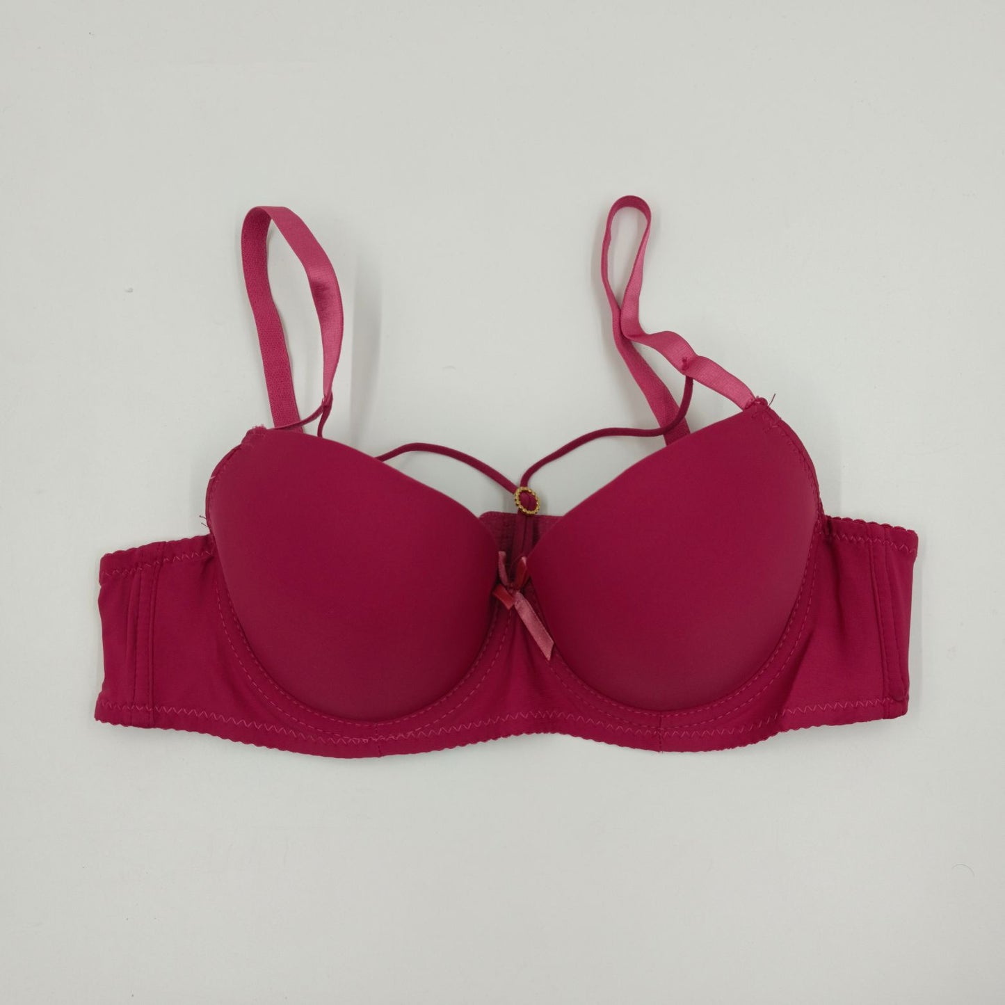 Ring Detail Padded Bra