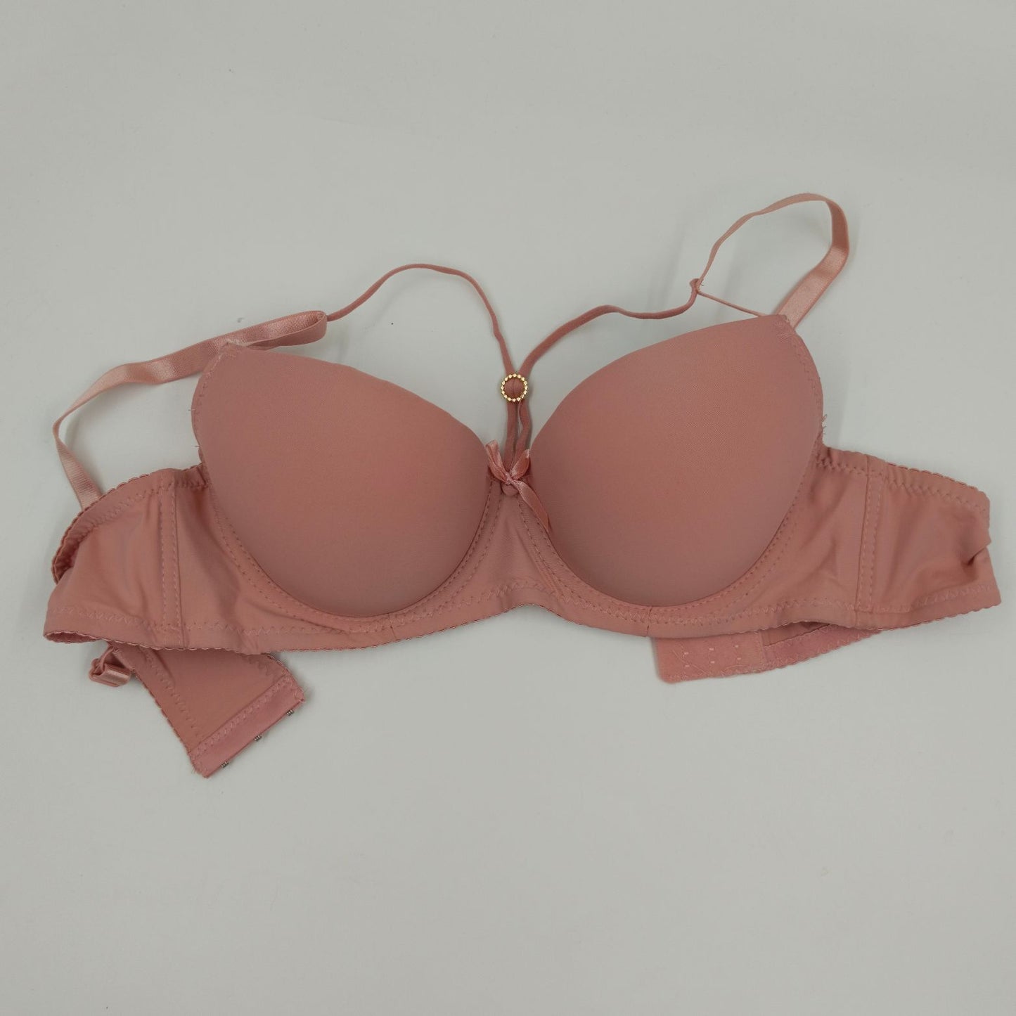 Ring Detail Padded Bra