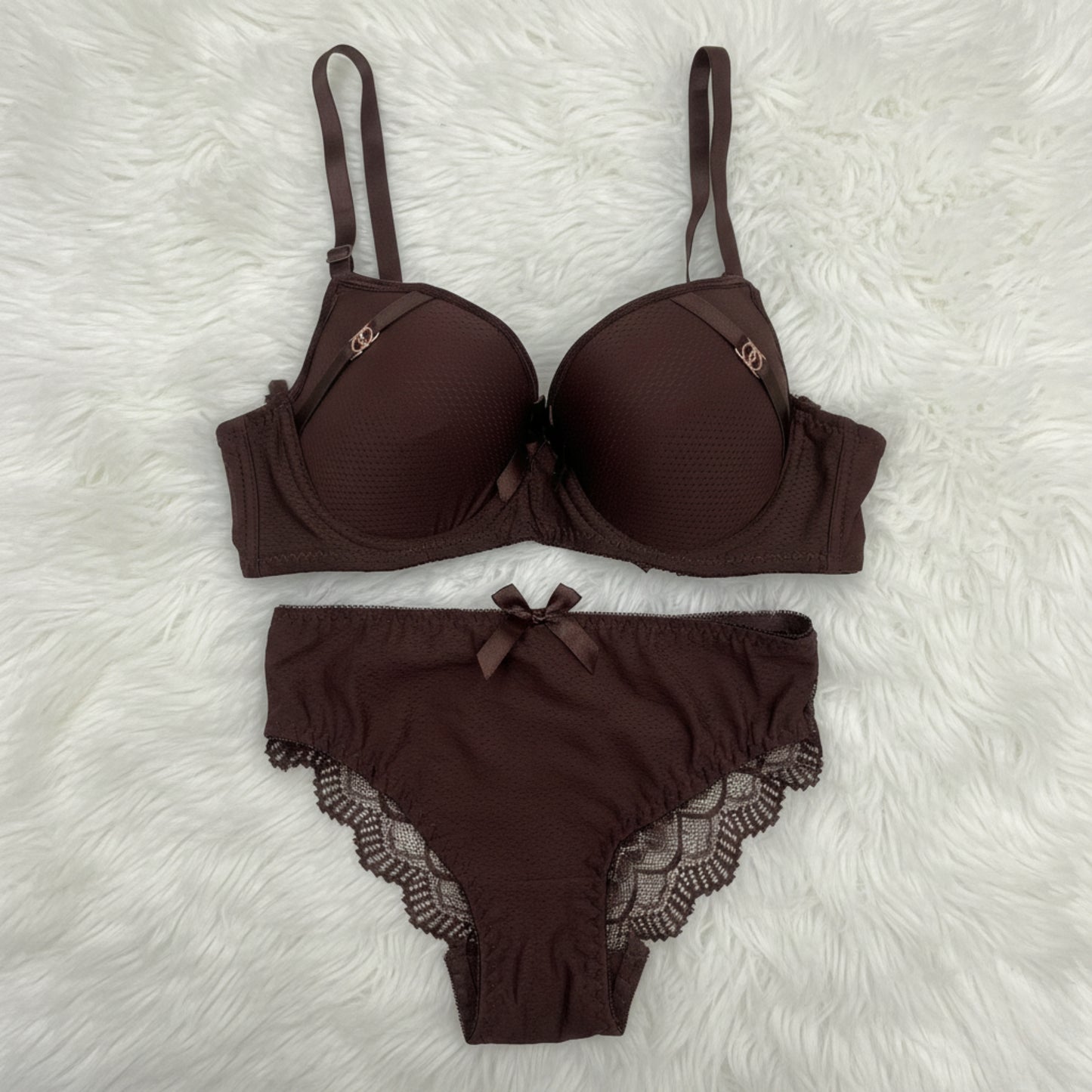Double Padded Lace Bra & Panty Set