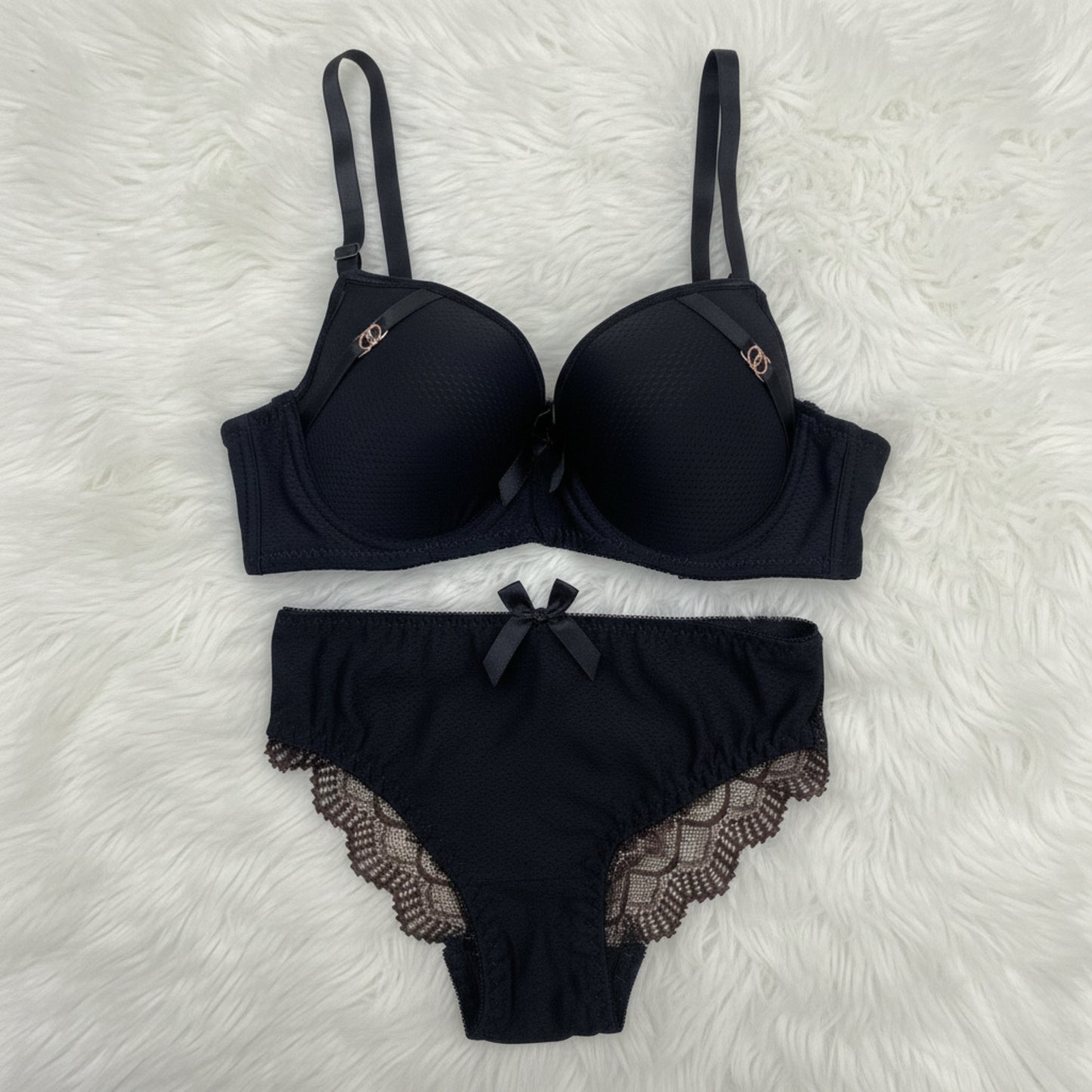 Double Padded Lace Bra & Panty Set