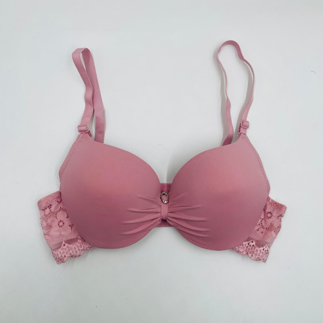 Front Buckle Padded Bra