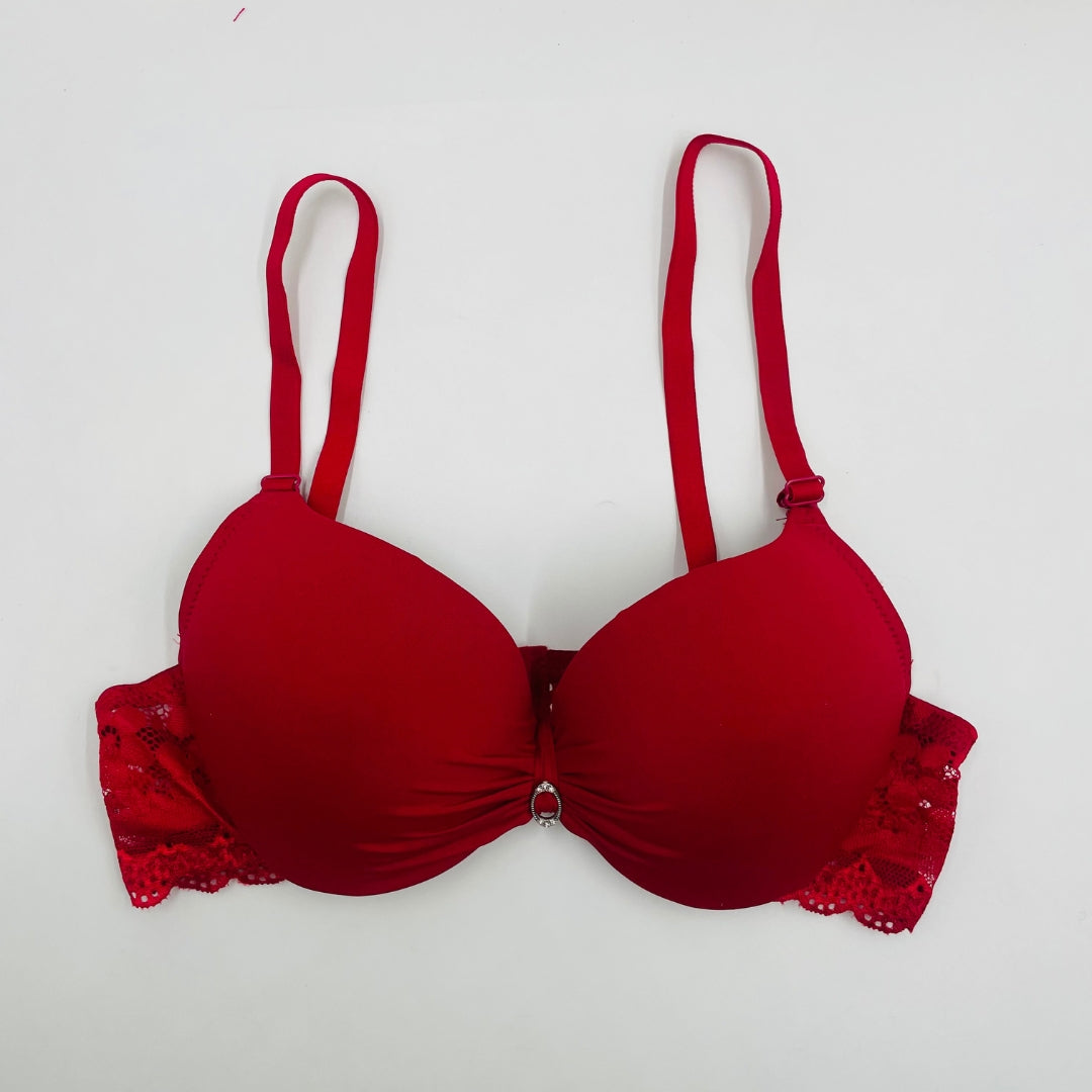 Front Buckle Padded Bra