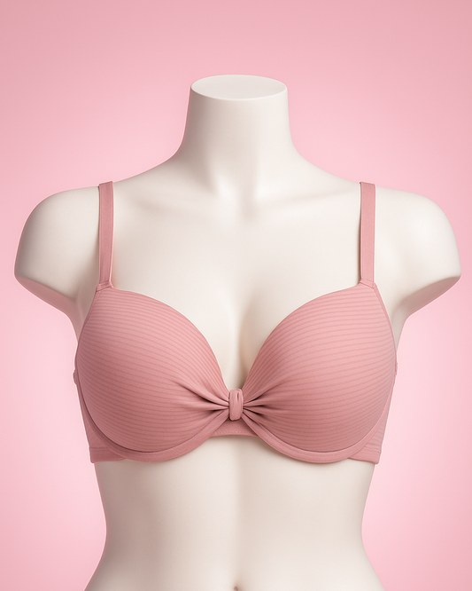 Knot-Front Ring Bra