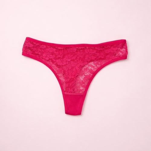 Floral Whisper Laced Thong Panty