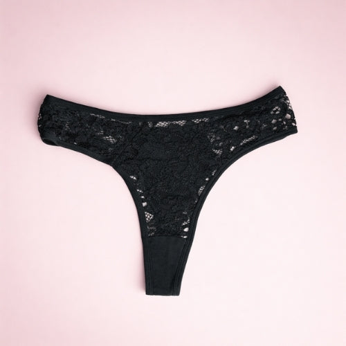 Floral Whisper Laced Thong Panty