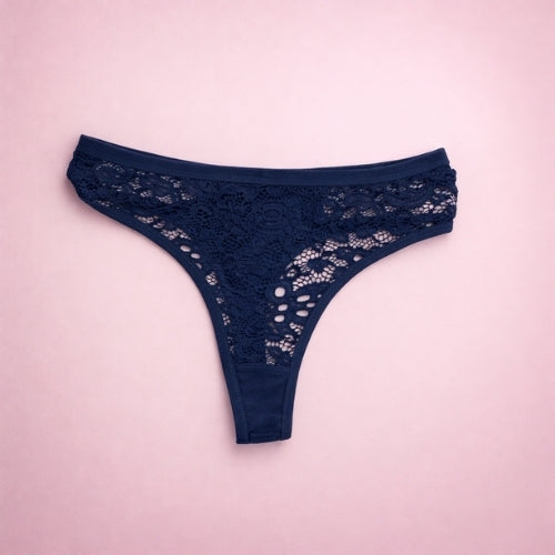 Floral Whisper Laced Thong Panty