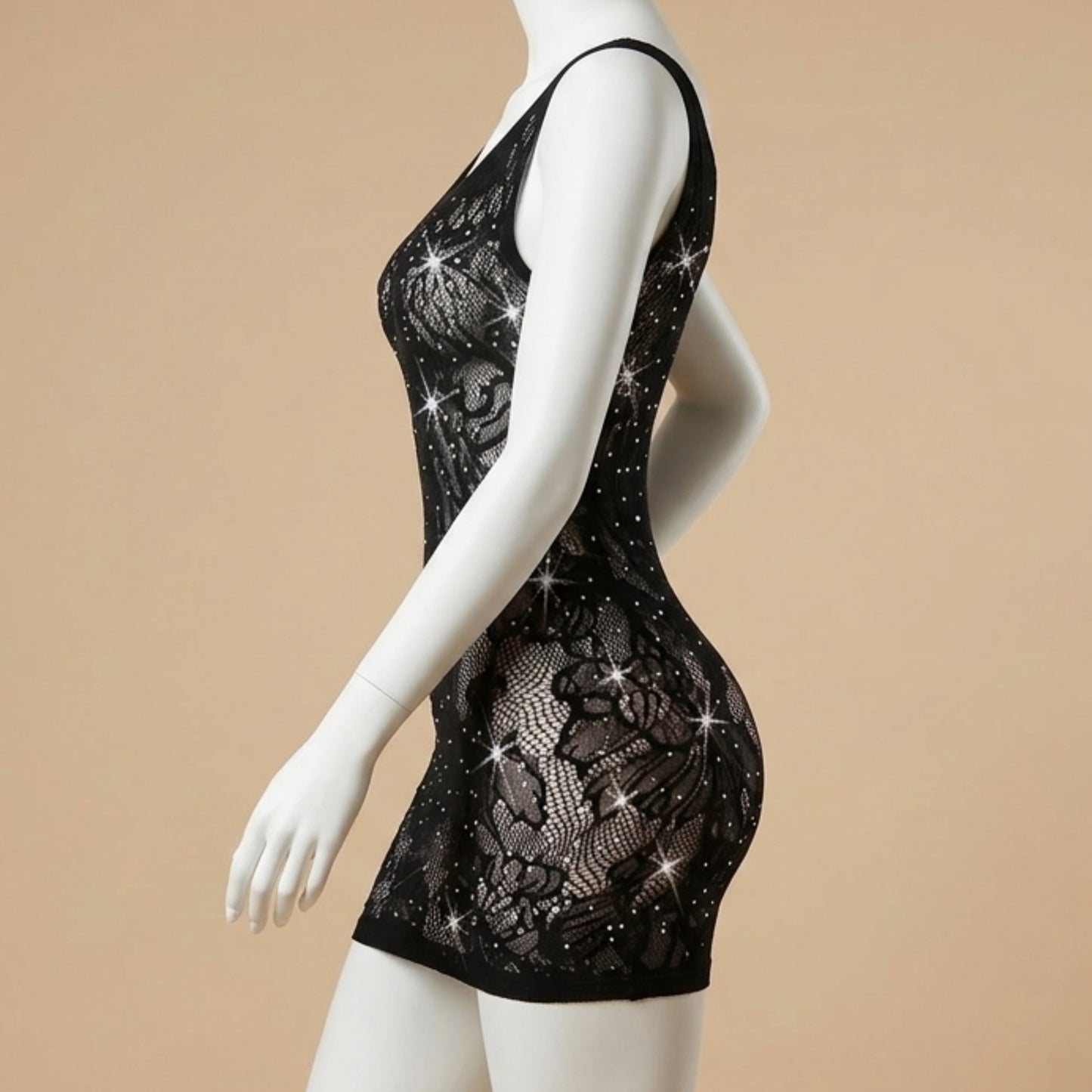 Floral Radiance Mini-Chemise