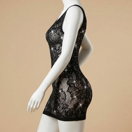 Floral Radiance Mini-Chemise