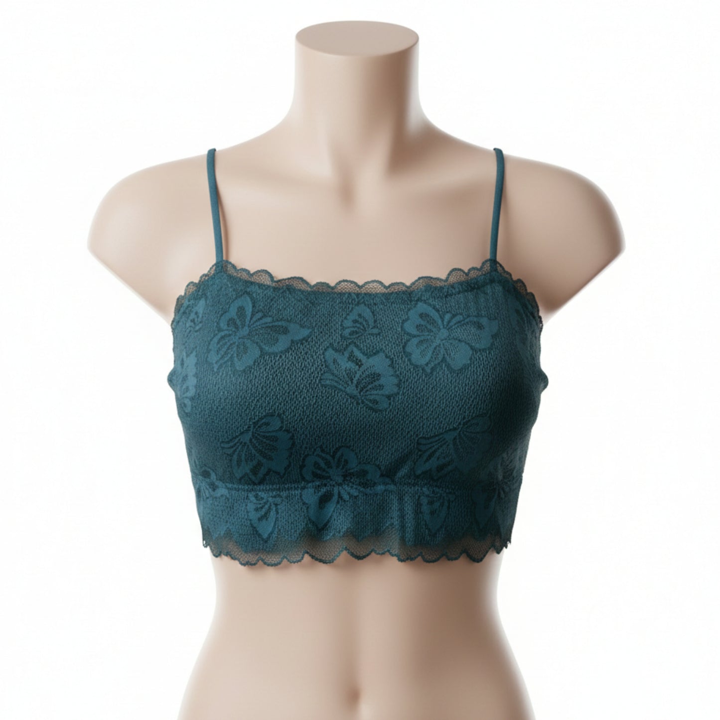 Lace Padded Camisole Bralette – Stretch Fit