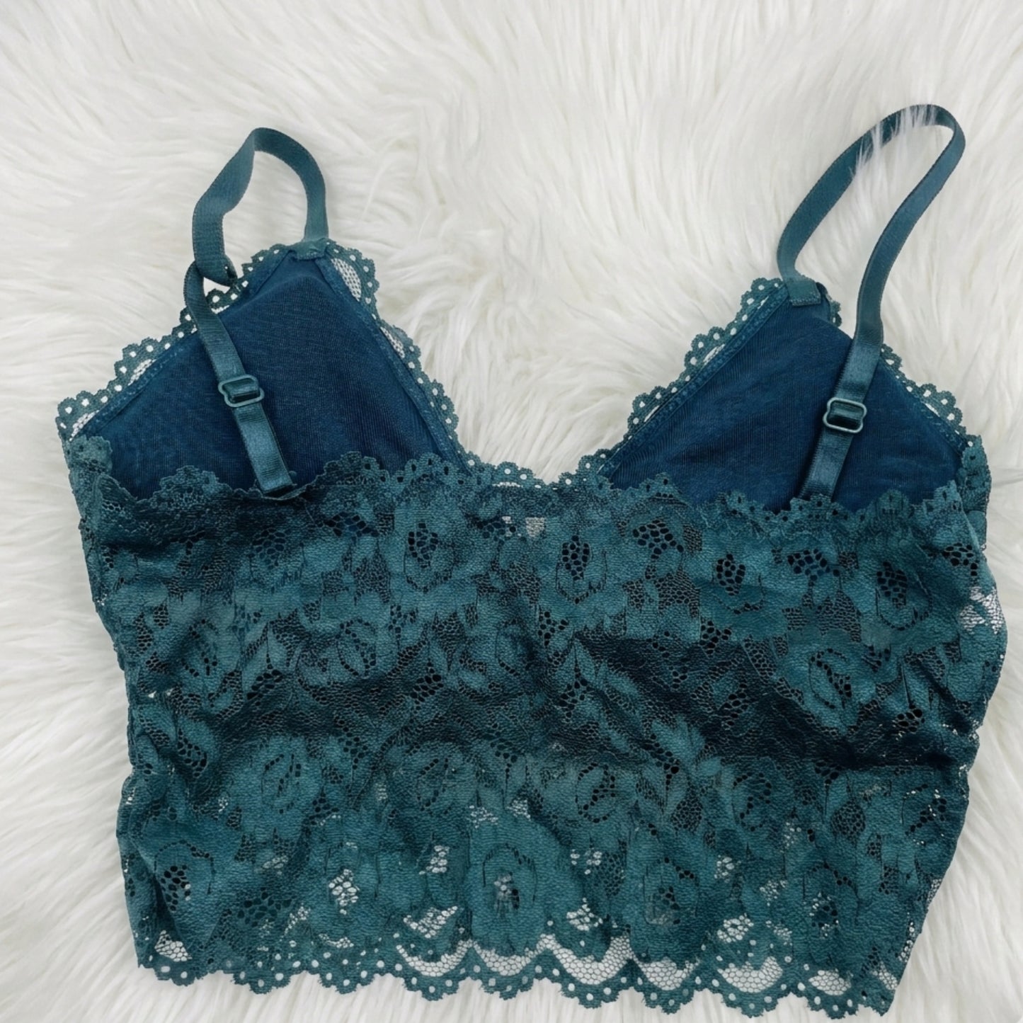 Floral Lace Padded Bralette – Elegant Stretch Fit