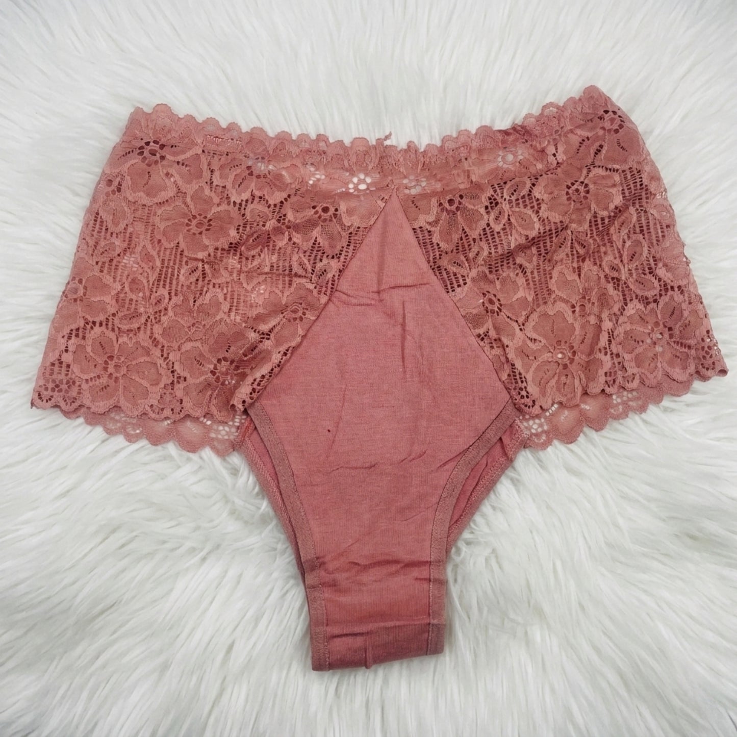Floral Lace Mid-Rise Briefs – Soft Stretch