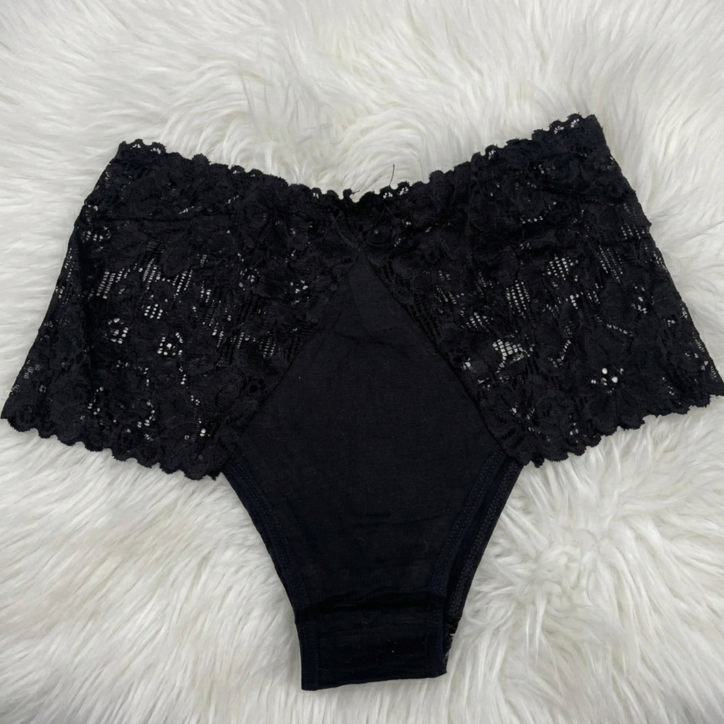 Floral Lace Mid-Rise Briefs – Soft Stretch