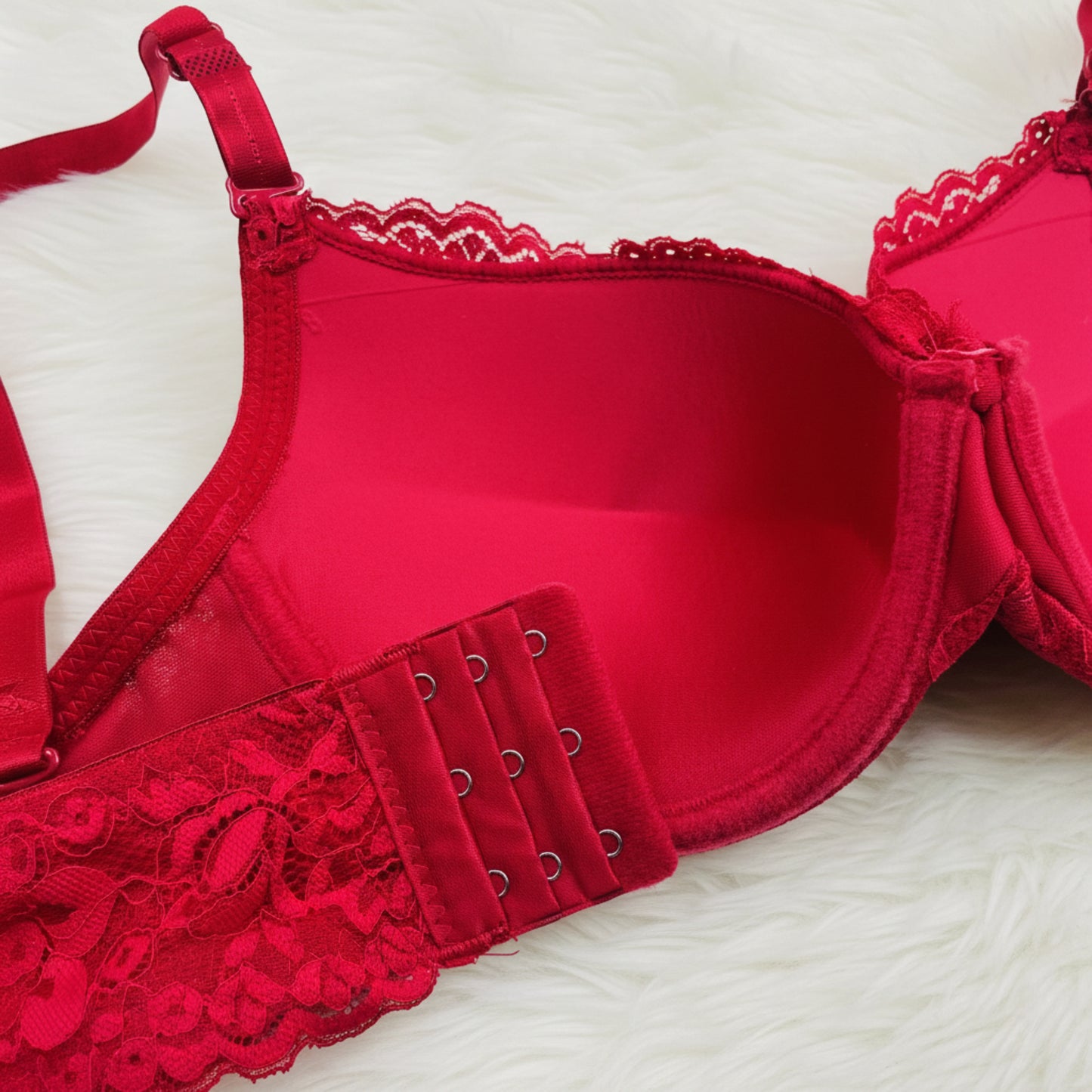 Perfect Lift Half-Cup Double Padded Lace Bra