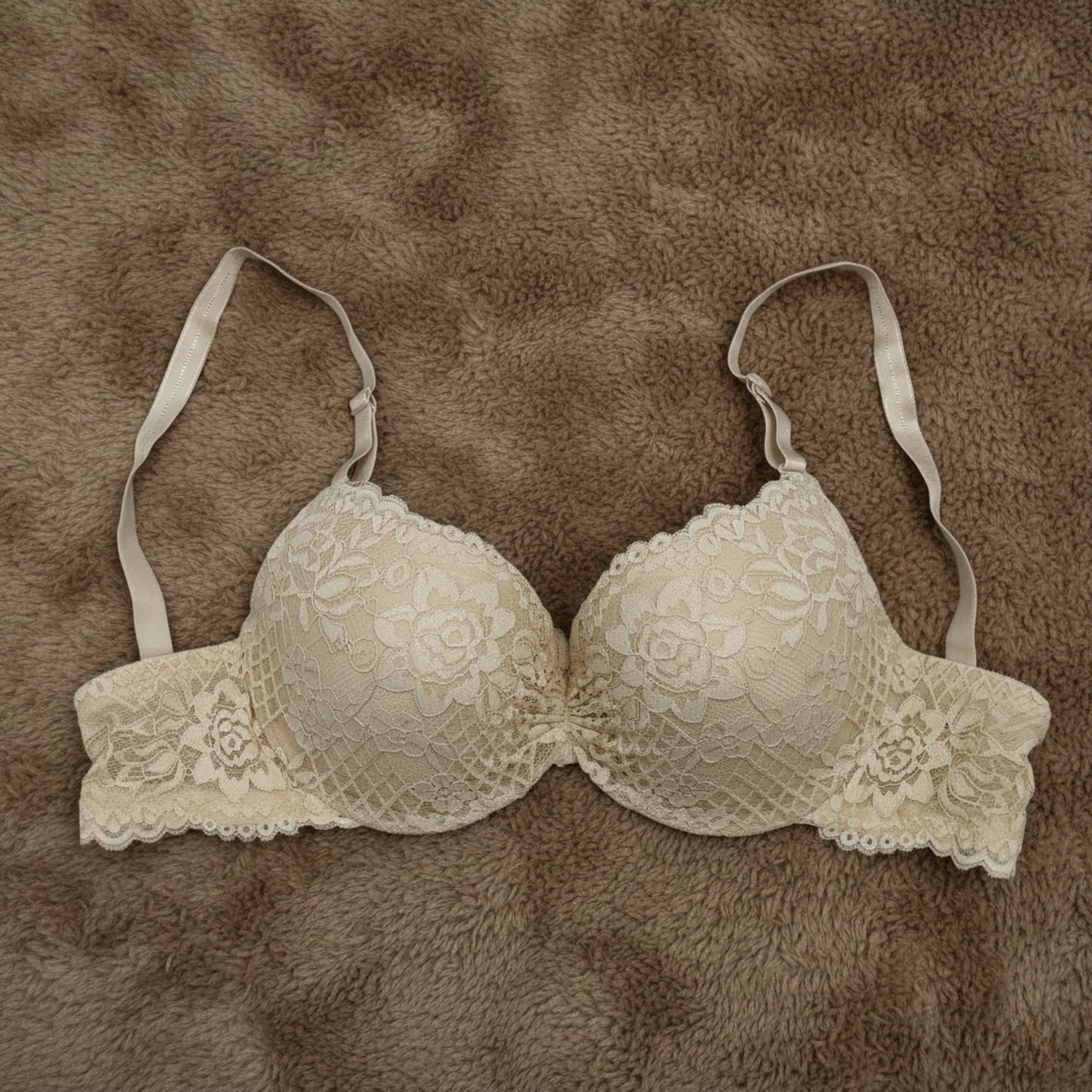 Perfect Lift Half-Cup Double Padded Lace Bra