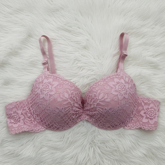 Perfect Lift Half-Cup Double Padded Lace Bra