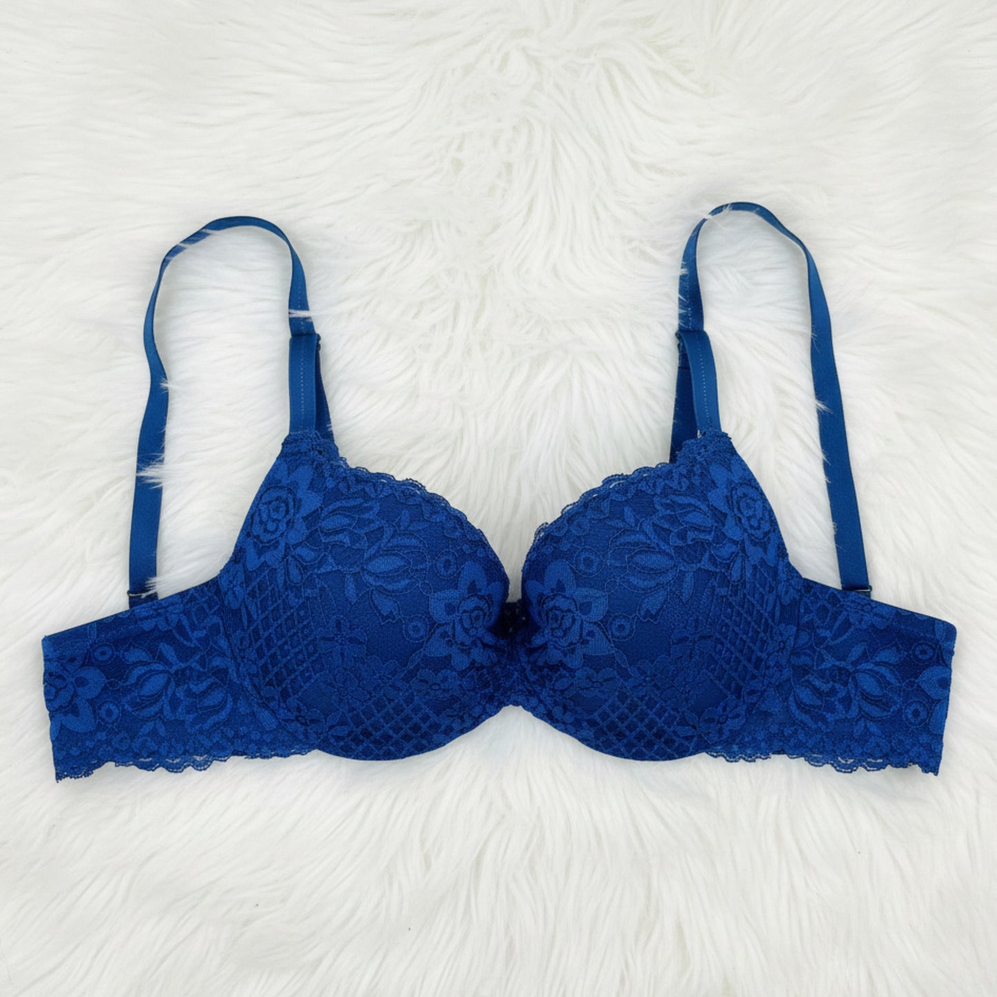 Perfect Lift Half-Cup Double Padded Lace Bra