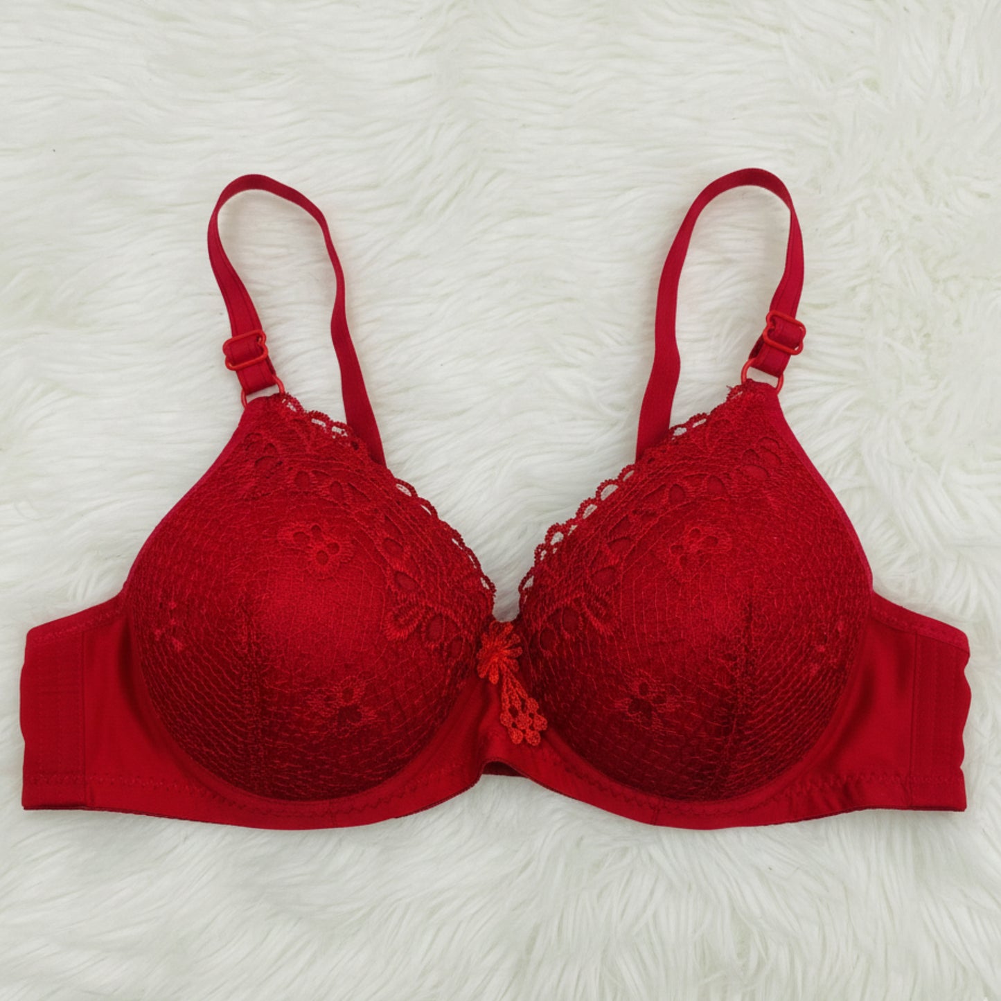 Lace Padded Bra with Adjustable Thin Straps