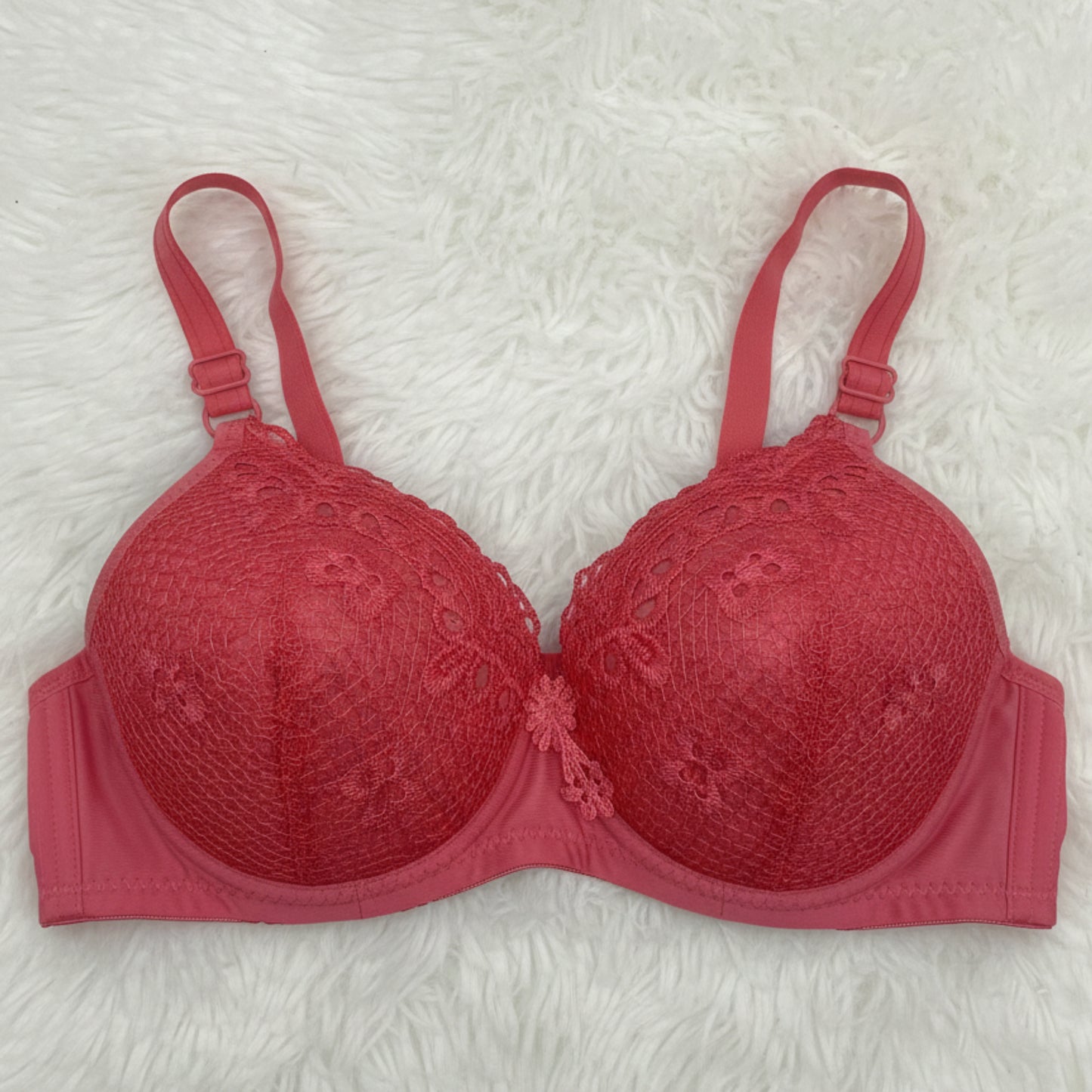 Lace Padded Bra with Adjustable Thin Straps