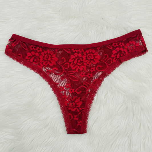 Soft Lace Mesh Thong