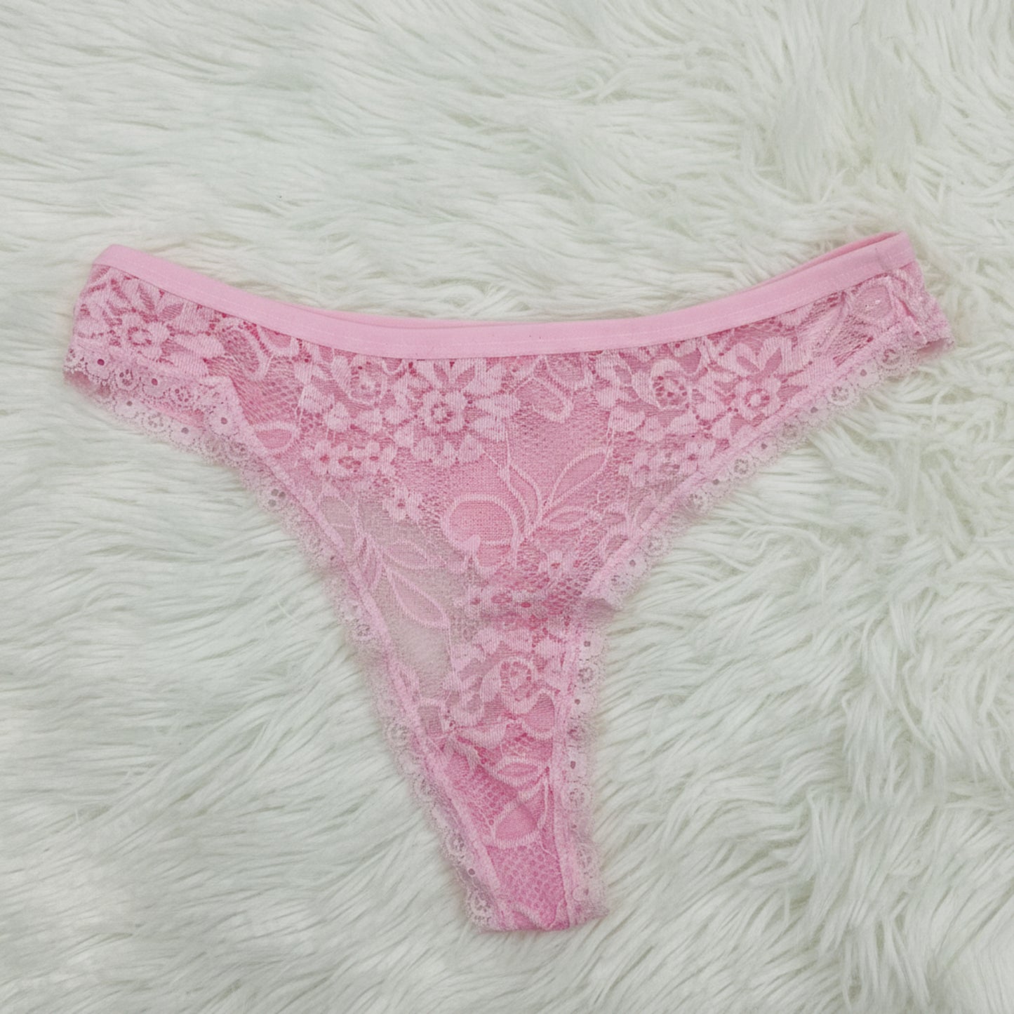 Soft Lace Mesh Thong