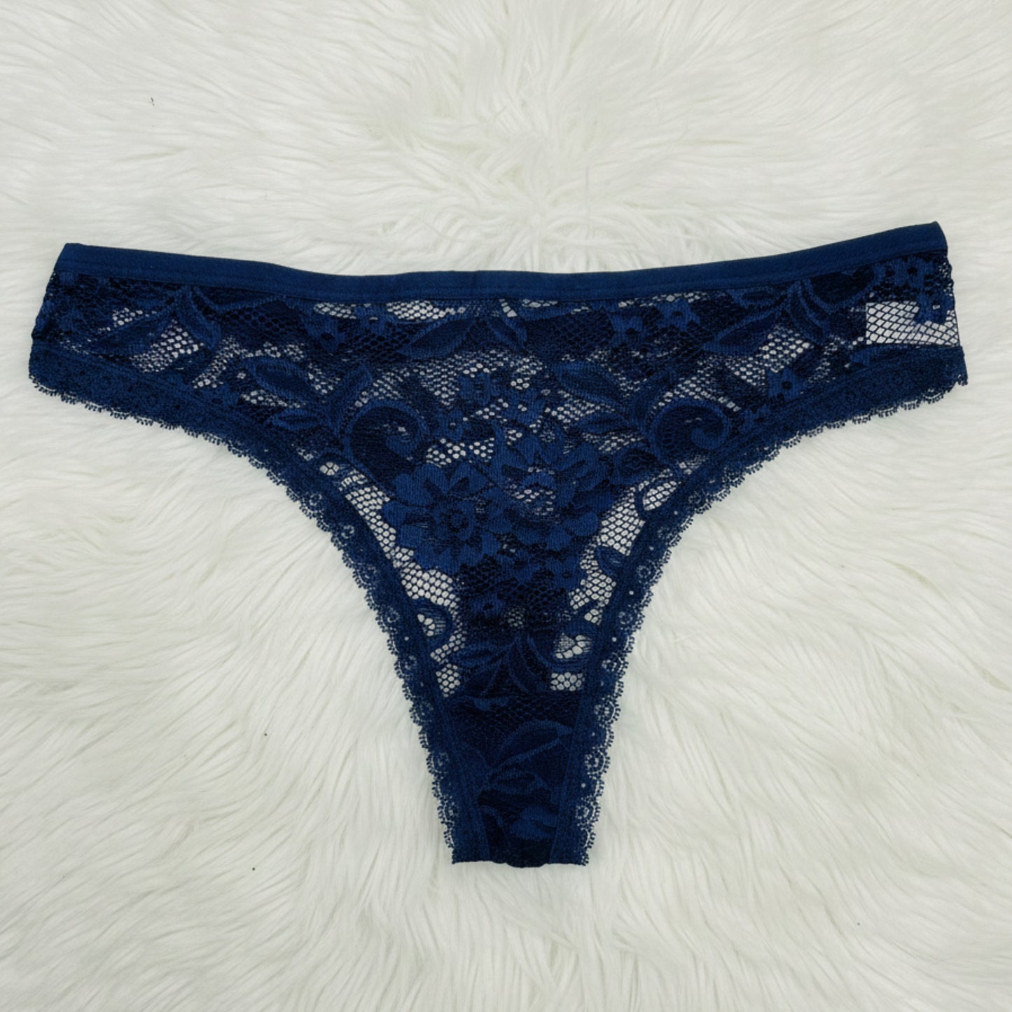 Soft Lace Mesh Thong