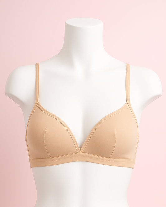 Lightly Padded Cotton Bra