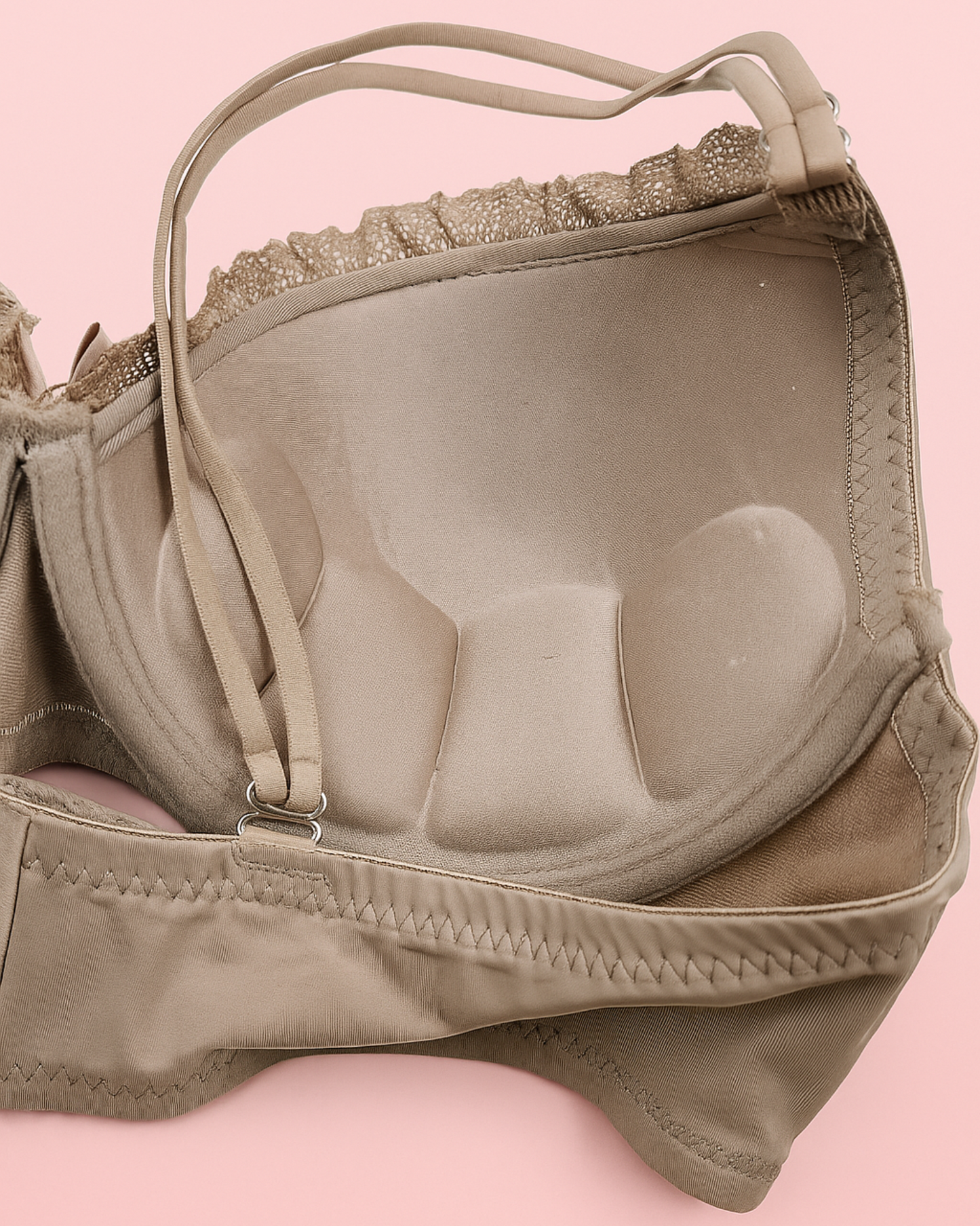 Double-Strap Laced Padded Bra