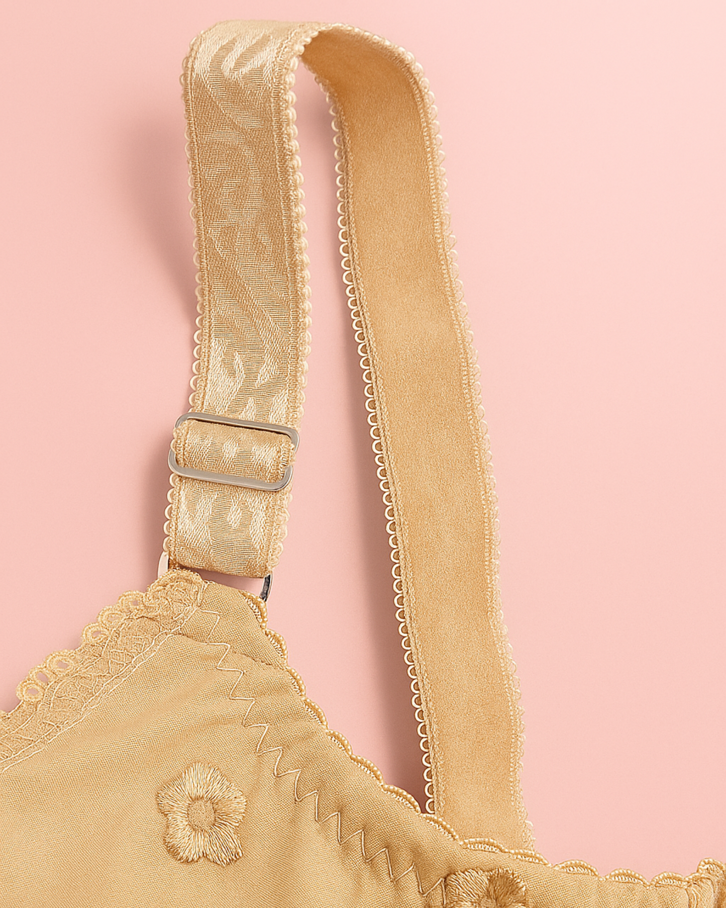 Cotton Embroidered Bra