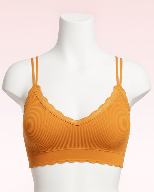 Padded Lace Crossback Bralette