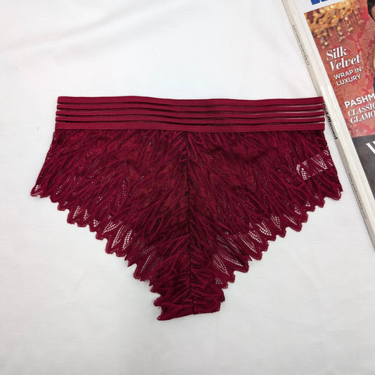 Leaf Lace Net Panty