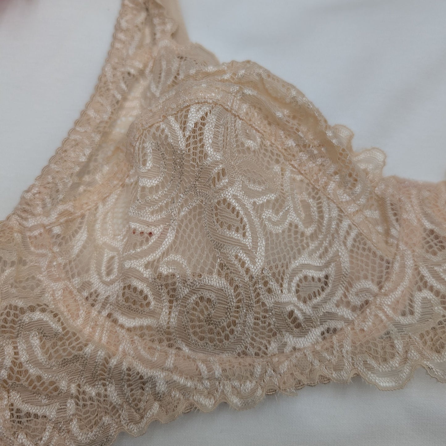 Full Net Half-Cup Bra